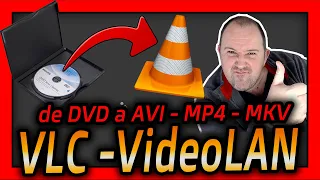 Como RIPEAR o CONVERTIR o COPIAR ⭐ un DVD Original al PC ⭐ a MP4 con VLC 2024