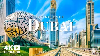 FLYING OVER DUBAI (4K UHD ) - Relaxing Music Along with Beautiful Nature Videos