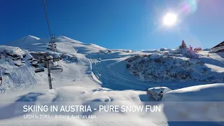 4k SKIING in Austria from Lech to Zürs, Arlberg