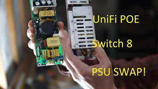 UniFi POE Switch 8 PSU Swap