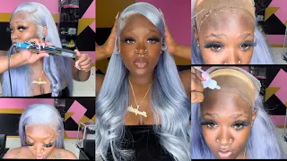 Trust The Process & Watch Me Finesse My Custom Colored Blonde Wig😍🔥🤍💜| Ft. MEGALOOK Hair 💜🤍