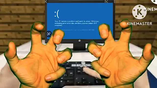 Realistic minecraft angry steve HP computer windows 8.1 minicraft master BSOD