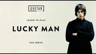 The Verve Lucky Man - Guitar Lesson + Guitar Tutorial