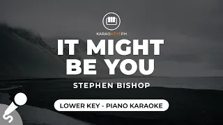 It Might Be You - Stephen Bishop (Lower Key - Piano Karaoke)