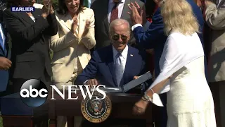 ABC News Live: President Biden signs CHIPS and Science ACT