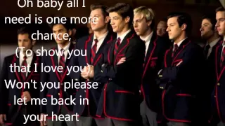 Glee(The Warblers) - I Want You Back (LYRICS) (Full Official Version) (HD & HQ)