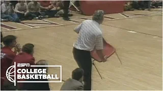 Bobby Knight throws chair, gets ejected vs. Purdue in 1985 [Full Incident] | College Basketball