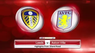 Leeds United 1-1 Aston Villa Highlights | All Goals | EFL 2017 | 1/12/2017 HD
