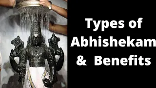 Abhishekam Benefits | Items to use in abhishekam | Benefits of Different types of abhishekam