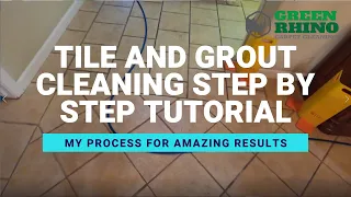Tile And Grout Cleaning - Step By Step Tutorial