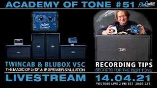 Academy of Tone #51: The magic of the TWINCAB and BluBOX recording tips! Plus Thomas’s Hamburg recap