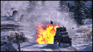 BRUTAL SOVIET CONVOY AMBUSH! Custom Gates of Hell Editor Battle