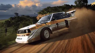 Audi Sport Quattro | Dirt Rally 2.0 - Tier 1 Trophy | The wrecked car and a mysterious blue man!!