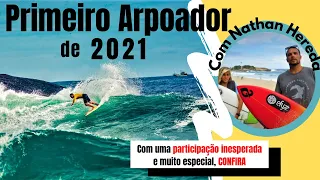 PRIMEIRO ARPOADOR DE 2021 / SURF SESSIONS VLOG#23