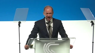 Mike Flewitt, Chief Executive, McLaren Automotive, keynote speech at the SMMT Summit 2018