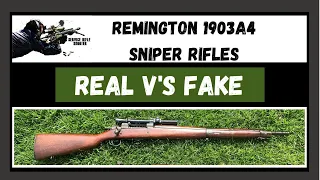 How to quickly identify a real 1903A4 Sniper Rifle