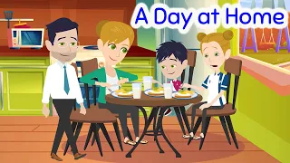 A Day at Home -  English Conversations at Home for Parent and Child