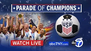 Watch the entire Parade of Champions for the World Cup champion U.S. Women's Soccer team