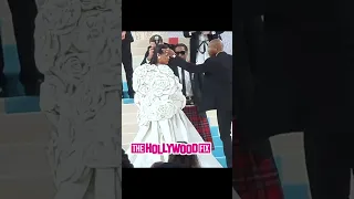 Rihanna & ASAP Rocky Hit The Red Carpet Together While Pregnant At The Met Gala In New York, NY