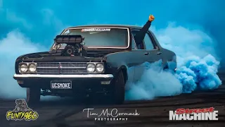 UCSMOKE TYRE FIRE AT SUMMERNATS 35