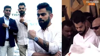 Viral! Virat Kohli Mobbed By Fans At Tissot Swiss Watch Brand Launch | Bollywood Live