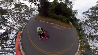 Vitória 7 curvas Downhill Longboard Skate