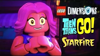 LEGO Dimensions Starfire Free Roam Gameplay on Teen Titans Go! Adventure World