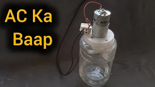 Homemade fan How to Make Air Conditioner Homemade  DIY   Easy To Make at Home #experiment