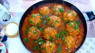 ВКУСНЫЕ ТЕФТЕЛИ в СКОВОРОДЕ из индюшиного фарша. Ну очень вкусно и очень просто.