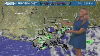 New Orleans Weather: Scattered storms again Thursday, drier this weekend