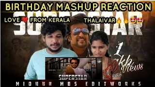 Thalaivar Birthday Special Mashup  REACTION VIDEO 😍🔥🔥2021 | Tribute to Superstar Rajinikanth