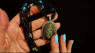 ASMR | Up-Close Look at Some of My Jewelry (Whisper)