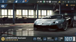 Nfs no limits : Lamborghini Aventador maxed out