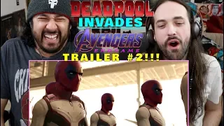 DEADPOOL Invades AVENGERS: ENDGAME - Trailer 2 - REACTION!!!