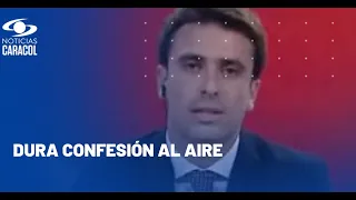 Periodista argentino denuncia en vivo que fue víctima de abuso