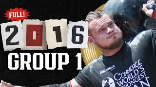 *FULL* 2016 World's Strongest Man | Group 1