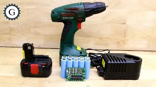 Lithium Battery + BMS + Nicd/Nimh Charger, Is it possible? Bosch cordless drill 14.4V PSR 1440