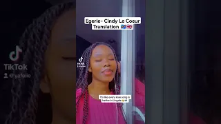 Egerie- Cindy Le Coeur Translation 🇨🇩🇬🇧 #cindylecoeur #egerie #lingala #lingalalanguage #rumba