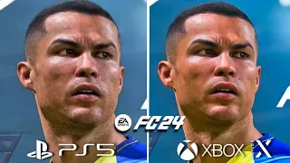 EA Sports FC 24 PS5 vs Xbox Series X Graphics Comparison