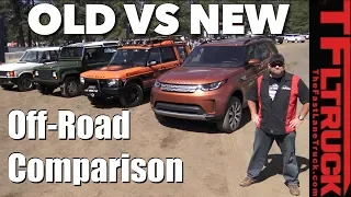 Old vs New Off-Road: Land Rover Defender vs Discovery 2 vs Range Rover Classic vs 2018 Discovery
