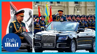 Russian 'Rolls-Royce': Sergei Shoigu arrives in convertible to Victory Day