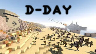 World War 2 in Minecraft - D-Day