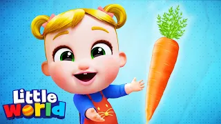 Yummy Yummy Vegetables | Little World Kids Songs & Nursery Rhymes