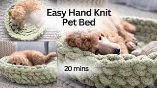 Master The Art Of Finger Knitting: Baskets, Pet Beds & More In 20 Minutes!