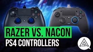 Razer Raiju vs. Nacon Revolution Pro PS4 Controller Unboxing & Review