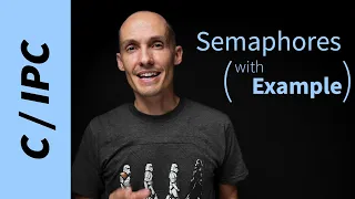 What is a semaphore? How do they work? (Example in C)