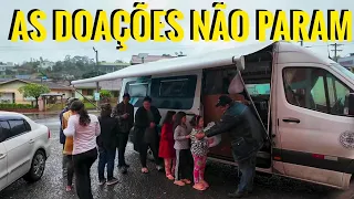 A ÁGUA VOLTA A SUBIR EM CANOAS MESMO COM CHUVA! A SOLIDARIEDADE CONTINUA NO RIO GRANDE DO SUL