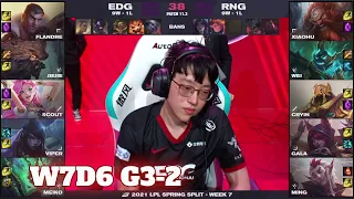 RNG vs EDG - Game 2 | Week 7 Day 6 LPL Spring 2021 | Royal Never Give Up vs Edward Gaming G2