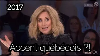 « Euh depuis quand Lara Fabian a un accent québécois?!» // ‘When did Lara get a québécois accent?’