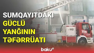 Sumqayıtda şadlıq sarayındakı yanğının detalları açıqlandı